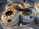 (12) STEEL TRUCK WHEELS