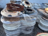 (17) STEEL TRUCK WHEELS