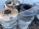 (13) STEEL TRUCK WHEELS