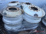 (12) STEEL TRUCK WHEELS