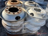 (12) STEEL TRUCK WHEELS