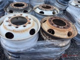 (12) STEEL TRUCK WHEELS