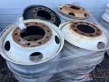 (12) STEEL TRUCK WHEELS