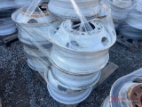 (10) STEEL TRUCK WHEELS