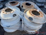 (8) STEEL TRUCK WHEELS