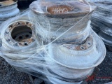 (10) STEEL TRUCK WHEELS