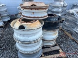 (10) STEEL TRUCK WHEELS