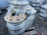 (10) ALUMINUM TRUCK WHEELS