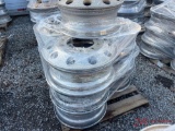 (10) ALUMINUM TRUCK WHEELS