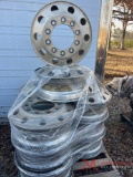 (11) ALUMINUM TRUCK WHEELS
