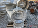 (8) ALUMINUM TRUCK WHEELS