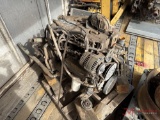 DEUTZ DIESEL ENGINE & PALLET OF PARTS