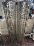 (2) STAINLESS MUFFLER GUARDS W/ HANDLES
