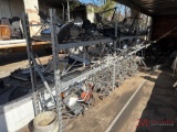 (3) 8' SECTIONS OF WAREHOUSE RACKING