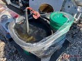 CONTENTS OF PALLET OIL BUCKETS, DRAIN PAN, OIL PUMP