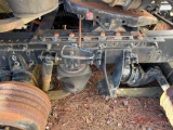 (2) REAR TRUCK AXLES, FRAME, AIR SUSPENSION, FIFTH WHEEL