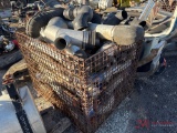 CRATE OF VARIOUS TRUCK PARTS