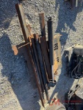CONTENTS OF PALLET VARIOUS FABRICATION METAL AND HYDRAULIC CYLINDER