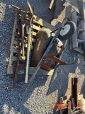 CONTENTS OF PALLET VARIOUS HAND TOOLS AND WHEEL BARREL