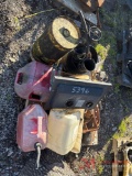 CONTENTS OF PALLET VARIOUS TRUCK PARTS AND GAS CANS