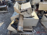 CONTENTS OF PALLET VARIOUS TRUCK PARTS, BATTERY BOXES, STORAGE BOXES
