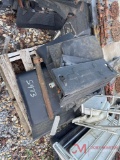 CONTENTS OF PALLET VARIOUS TRUCK PARTS, MUD FLAPS