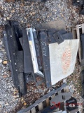 CONTENTS OF PALLET VARIOUS TRUCK PARTS, MUD FLAPS