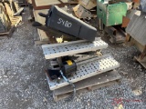 CONTENTS OF PALLET VARIOUS TRUCK PARTS, BATTERY BOX, STEPS