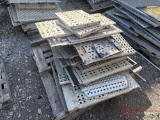 CONTENTS OF PALLET VARIOUS TRUCK PARTS, ALUMINUM PLATFORMS