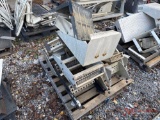 CONTENTS OF PALLET VARIOUS TRUCK PARTS, ALUMINUM STEPS