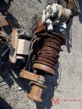 CONTENTS OF PALLET VARIOUS TRUCK PARTS, (3) WINCHES