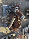 CONTENTS OF PALLET VARIOUS TRUCK PARTS, (2) WINCHES