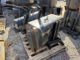 CONTENTS OF PALLET VARIOUS TRUCK PARTS, FUEL TANK, AIR TANKS