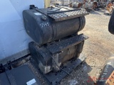 CONTENTS OF PALLET VARIOUS TRUCK PARTS, (2) FUEL TANKS