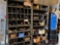 (2) HEAVY DUTY SHOP SHELVES & CONTENTS
