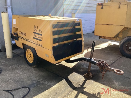 ATLAS COPCO 125CFM TOWABLE AIR COMPRESSOR