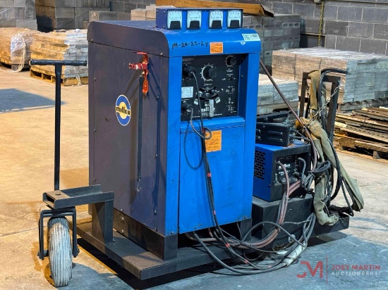 MILLER 330A/BP ARC WELDER POWER SOURCE AND MILLER TIG MACHINE