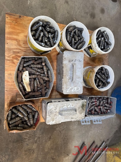 (9) BOXES OF SANDVIK & KENNAMETALGRINDING BITS