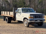 1994 FORD F-SUPER DUTY FLATBED TRUCK