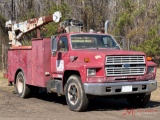 1990 FORD F-600 SERVICE TRUCK