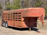 HALE 26' GOOSENECK T/A LIVESTOCK TRAILER