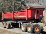 1997 CLEMENT 28' T/A END DUMP TRAILER