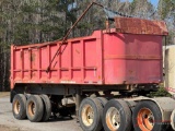 1984 22' T/A END DUMP TRAILER
