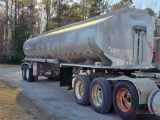 1973 FRUEHAUF ALUMINUM T/A TANKER TRAILER