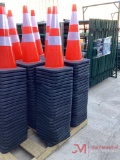(25) (UNUSED) ORANGE SAFETY CONES