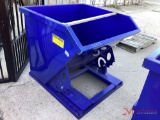 (UNUSED) SELF DUMPING 1CY HOPPER W/ FORK POCKETS