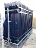 (UNUSED) (30) 7' X 10' GALVANIZED STEEL GARDEN FENCE PANELS