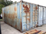 20' SHIPPING CONTAINER, DOUBLE END DOORS