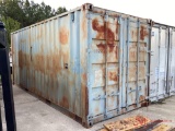 20' SHIPPING CONTAINER, DOUBLE END DOORS