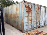 20' SHIPPING CONTAINER, DOUBLE END DOORS